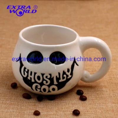 Taza de café fantasma de cerámica para regalos de Halloween