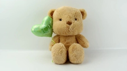 Comercio al por mayor oso de peluche juguetes de peluche regalos del día de San Valentín con globo