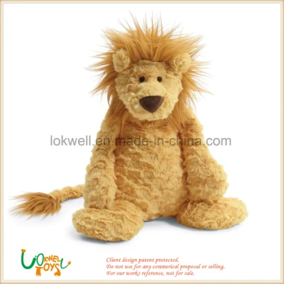 Peluche suave de peluche para niños, bebé, Animal, León, muñeca, juguete para regalo