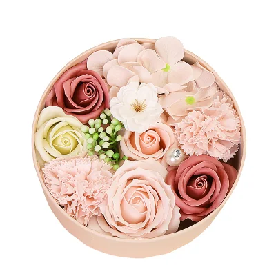 Regalo de flores de jabón de rosas artificiales para el día de la madre y el día de San Valentín