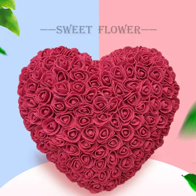 Rose Love Immortal Flower Rose Heart Flor de jabón Día de San Valentín Regalo de cumpleaños