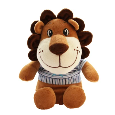 30-50 cm suave peluche bebé juguete encantador sentado león