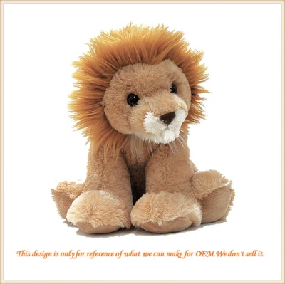 Likelife Little Baby Lion - Juguete de peluche con marca personalizada