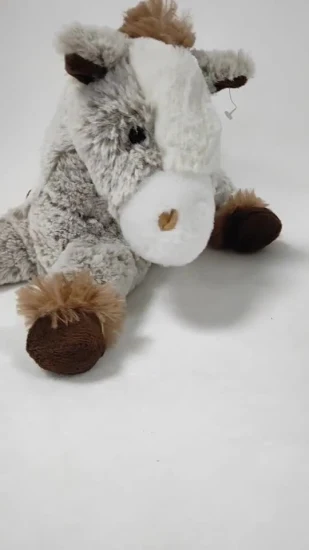 Venta al por mayor, animales de peluche súper suaves, San Valentín, Navidad, cumpleaños, niños, el mejor regalo hecho, burro morado, juguetes de peluche